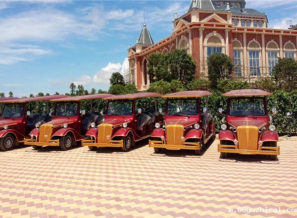 恒大城交车现场--8座迎宾款电动老爷车